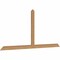 Ekena Millwork Portland Timber Gable Bracket, Western Red Cedar, 84"W x 38"H x 1 1/2"D x 3 1/2"F, 11/12 Pitch GBW084X38X0204POR00SWR - alternate 5